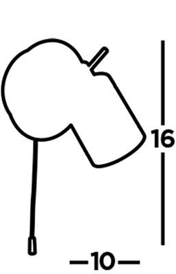 Searchlight wandspot samson 6601ab wwwlamp123nl4