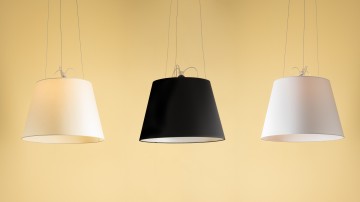 Sfeerfoto hanglamp mega sospensione zwart perkament wwwlamp123nl1 0