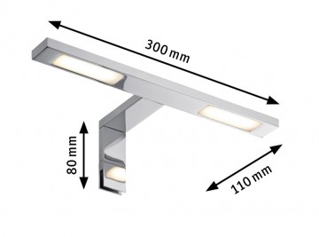 Spiegellamp paulmann galeria double hook 99385 wwwlamp123nl1