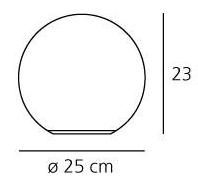 Tafellamp Artemide Dioscuri Tavolo 25