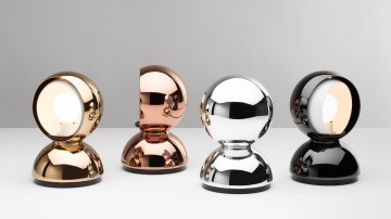 Tafellamp artemide eclissse glanzend wwwlamp123nl