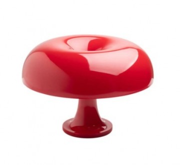 Tafellamp artemide nessino rood wwwlamp123nl