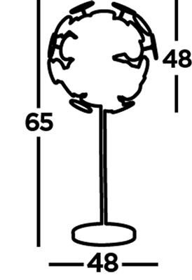 Tafellamp searchlight discus eu3070bg wwwlamp123nl3