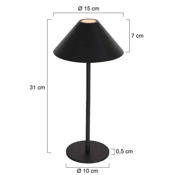 Tafellamp steinhauer ancilla 3353zw wwwlamp123nl7
