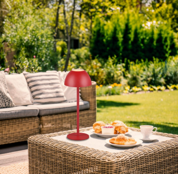 Tafellamp trio ricardo rood wwwlamp123nl1234