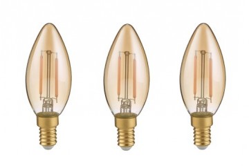 Trio ledlamp kaars amber 3 pack wwwlamp123nl