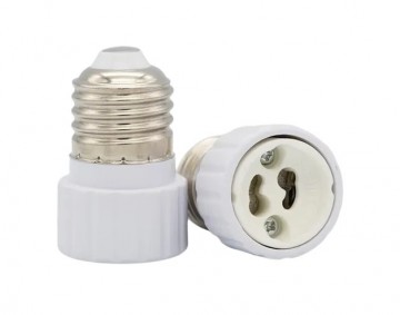 Verloopfitting e27 gu10 wwwlamp123nl