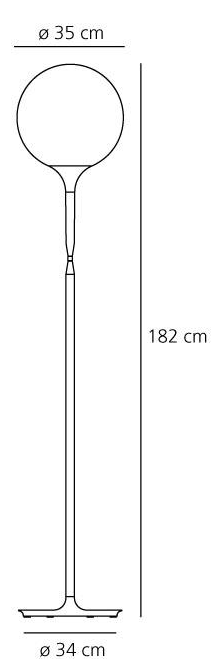 Vloerlamp Artemide Castore 35 Terra