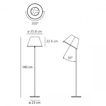 Vloerlamp Artemide Choose