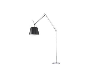 Vloerlamp artemide mega alu met zwarte kap 32 cm wwwlamp123nl
