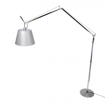 Vloerlamp Artemide Tolomeo Mega Terra Satijn