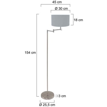 Vloerlamp steinhauer bella 3882st wwwlamp123nl1