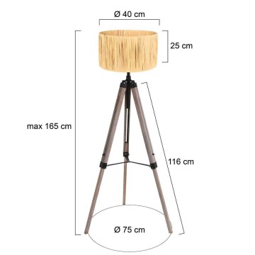 Vloerlamp steinhauer mexlite triek 4101zw wwwlamp123nl2