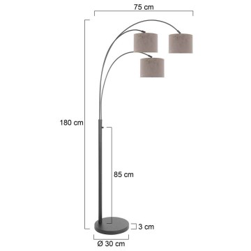 Vloerlamp steinhauer sparkledlight 3823zw wwwlamp123nl5