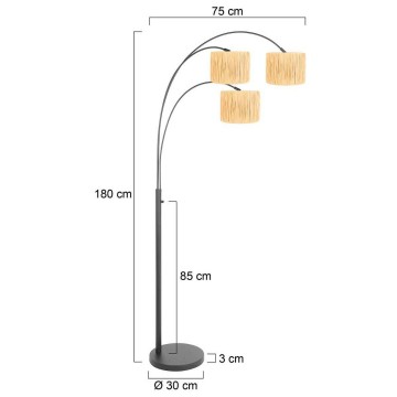 Vloerlamp steinhauer sparkledlight 3830zw wwwlamp123nl3