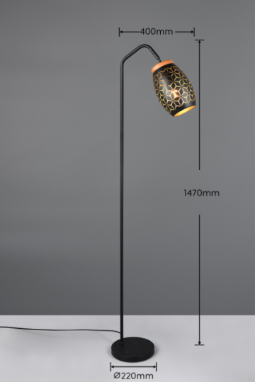 Vloerlamp trio bidar r41571080 lamp123nl2