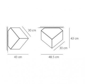 Wand plafondlamp artemide edge 30 wwwlamp123nl1