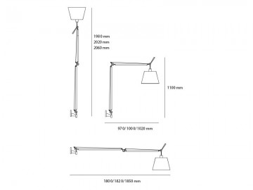 Wandlamp artemide tolomeo mega parete 0778010a wwwlamp123nl 0 6