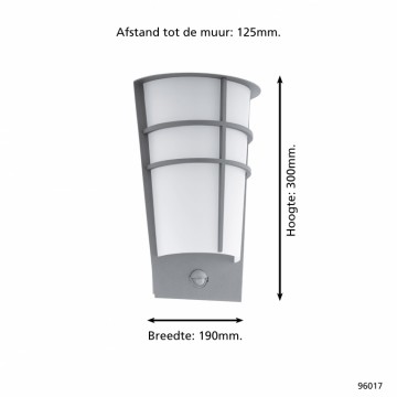 Wandlamp eglo outdoor breganzo1 96017 wwwlamp123nl3