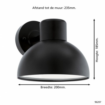 Wandlamp eglo outdoor entrimo 96207 wwwlamp123nl3