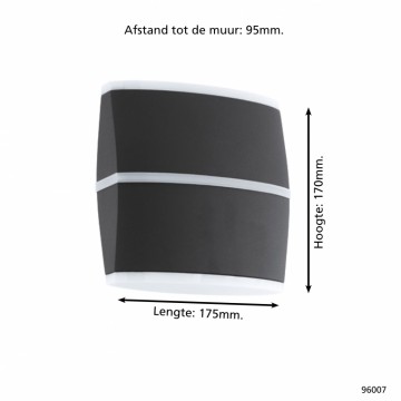 Wandlamp eglo outdoor perafita 96007 wwwlamp123nl3