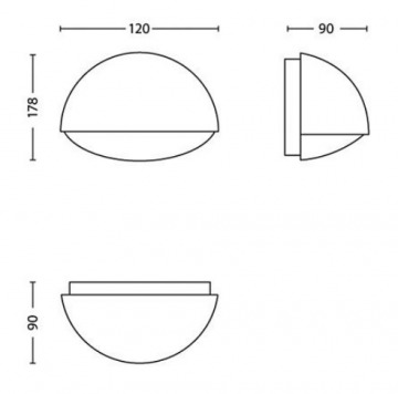 Wandlamp Philips myGarden Outdoor Dust 164079316