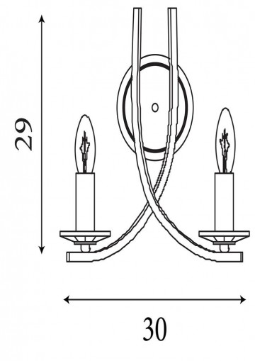 Wandlamp searchlight ascona 4162 2ab wwwlamp123nl4