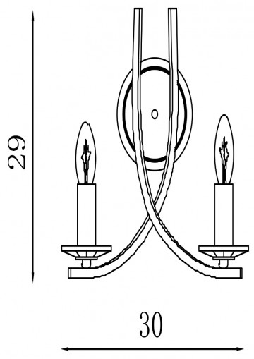 Wandlamp searchlight ascona 4162 2sb wwwlamp123nl3