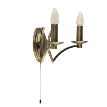 Wandlamp searchlight ascot  41312 2ab wwwlamp123nl