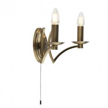 Wandlamp searchlight ascot 41312 2ab wwwlamp123nl