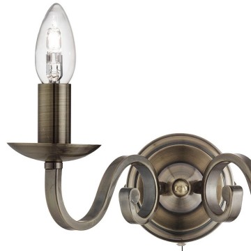 Wandlamp searchlight richmond 1502 2ab wwwlamp123nl1