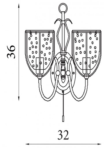 Wandlamp searchlight silhouette 6352 2ab wwwlamp123nl3