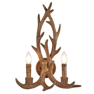 Wandlamp searchlight stag 6412 2br wwwlamp123nl
