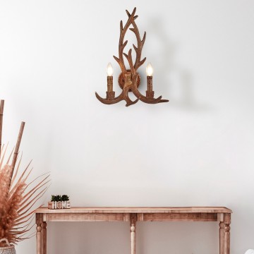 Wandlamp searchlight stag 6412 2br wwwlamp123nl3