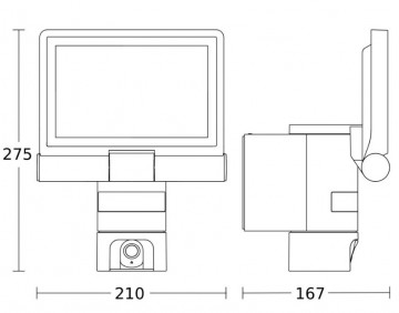 Wandlamp steinel camlight 092603 wwwlamp123nl123