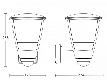 Wandlamp steinel l10s 084769 wwwlamp123nl12