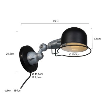 Wandlamp steinhauer darvin 7657zw wwwlamp123nl1