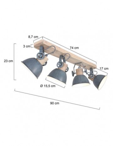 Wandlamp steinhauer gearwood 2729gr wwwlamp123nl4