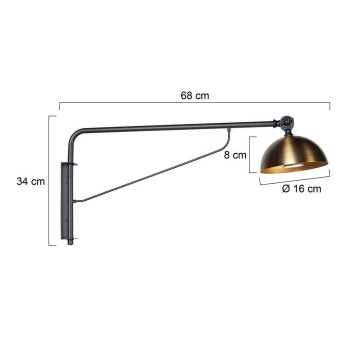 Wandlamp steinhauer pintino 4126zw wwwlamp123nl8