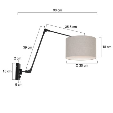 Wandlamp steinhauer prestigechic 8119zw wwwlamp123nl7