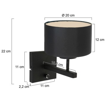 Wandlamp steinhauer stang 7200zw wwwlamp123nl4