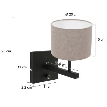 Wandlamp steinhauer stang 8172zw wwwlamp123nl5