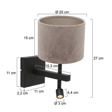 Wandlamp steinhauer stang 8206zw wwwlamp123nl4