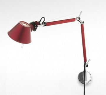 Wandlamp tolomeo micro rood wwwlamp123nl1