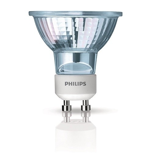 10x Philips spot (35W, GU10, warm wit) - Halogeenlampen - Lamp123.nl