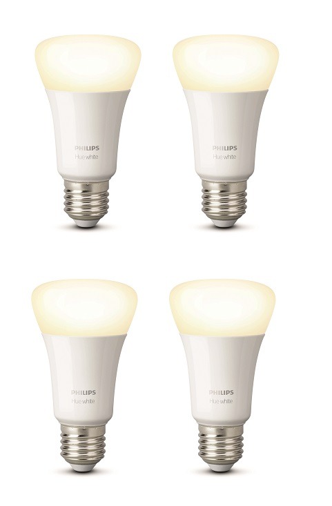 Dwars zitten condensor tiener Combideal Philips Hue 4x E27 Warm wit licht 800 Lumen 929001821623 - HUE -  Lamp123.nl