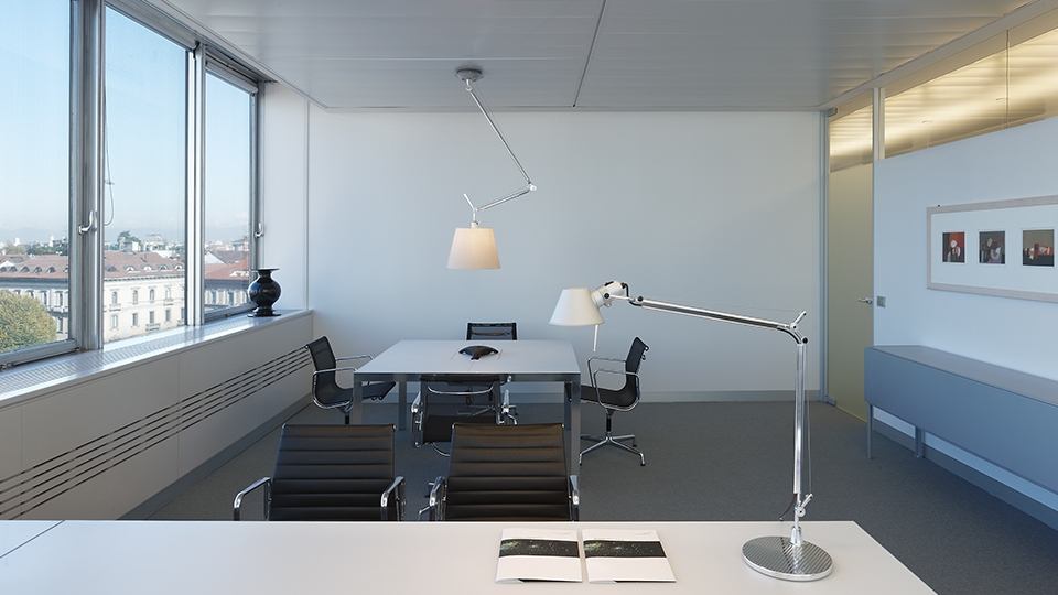 snorkel herberg oriëntatie Hanglamp Artemide Tolomeo Sospensione Decentrata Perkament 32 cm - Artemide  - Lamp123.nl